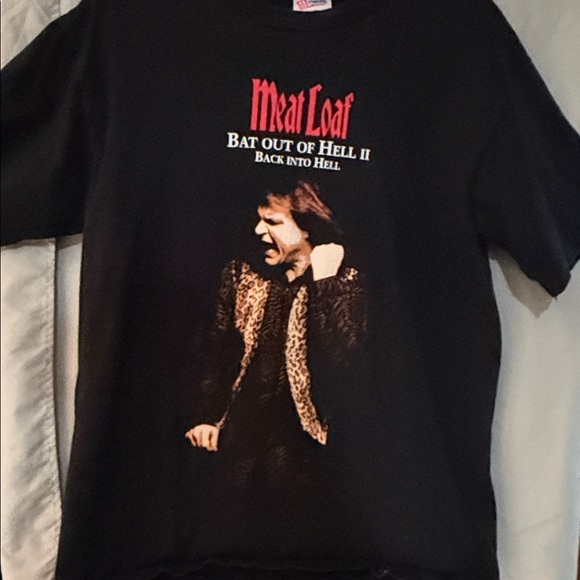 Hanes Other - Hanes Ultraweight Black T-Shirt Meatloaf